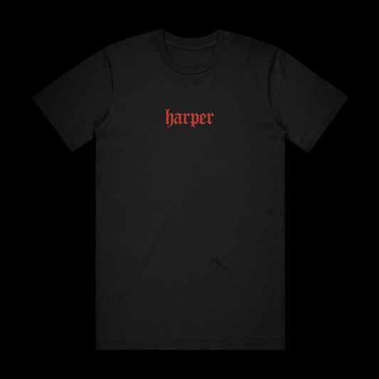 HARPER - STAINED GLASS T-SHIRT BLACK